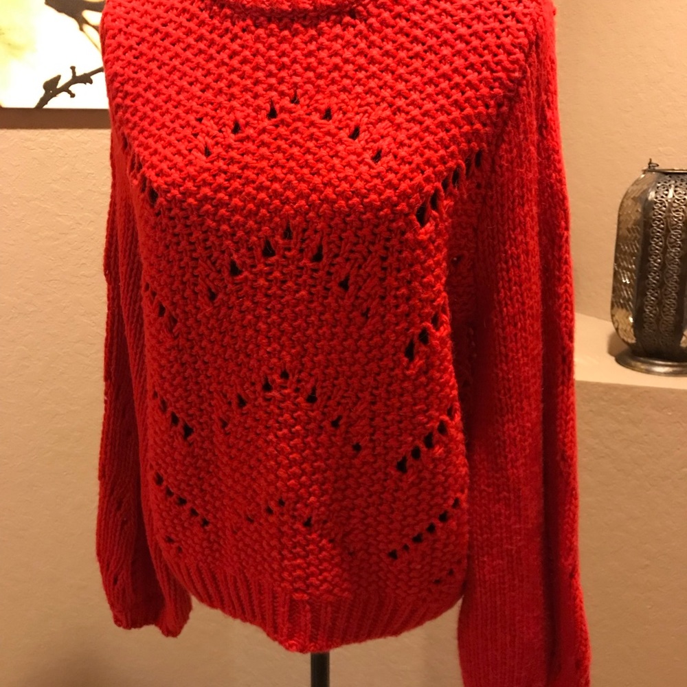 H&M Red Wool Sweater - Picture 3 of 5